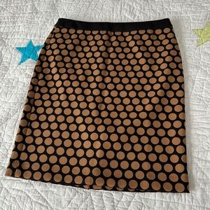 Talbots Polka Dot Pencil Skirt, Size 10 Petite